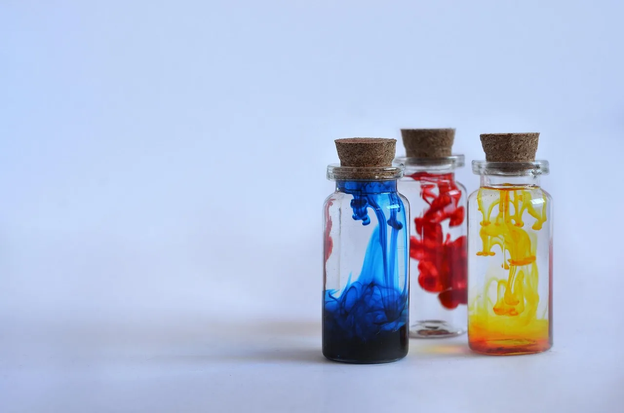 bottles, potions, ink, dye, magic, bottle, colour, little bottles, water effect, swirls of dye, droplets, elixir, mystical, flask, toxic, witchcraft, cork, vial, chemistry, liquid, glass, poison, potion, blue glass, blue bottle, blue glasses, blue chemistry, blue magic, elixir, toxic, chemistry, chemistry, chemistry, chemistry, chemistry, poison, poison, potion, potion. How ink makers and conservators test ink: two very different goals