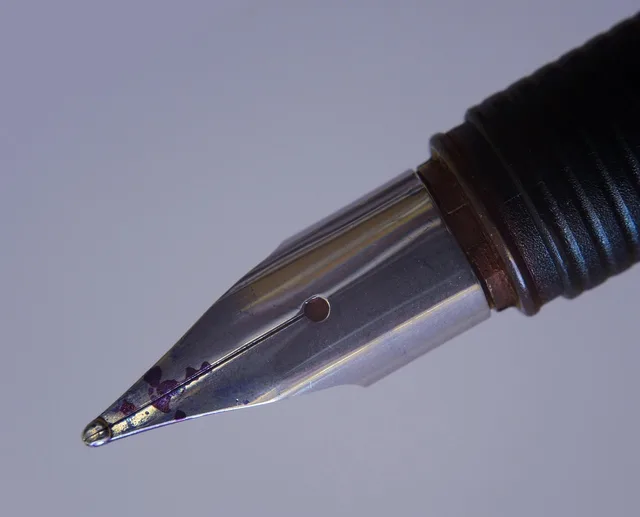 ink pen, penholder, fountain pen, writing tool, office, macro. Ink testing supplies compared: cheap tier versus expensive tier